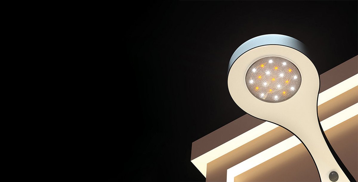 modern wall mounted solar security light