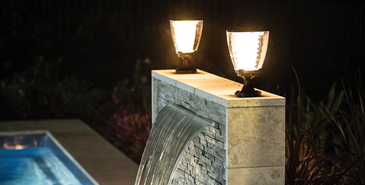 small, stylish solar light for Australian gardens