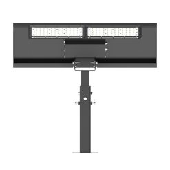 front of Commercial Solar Flood Light