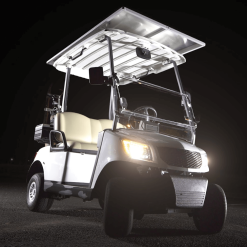 Up-shot of the best two seater solar golf cart in Australia